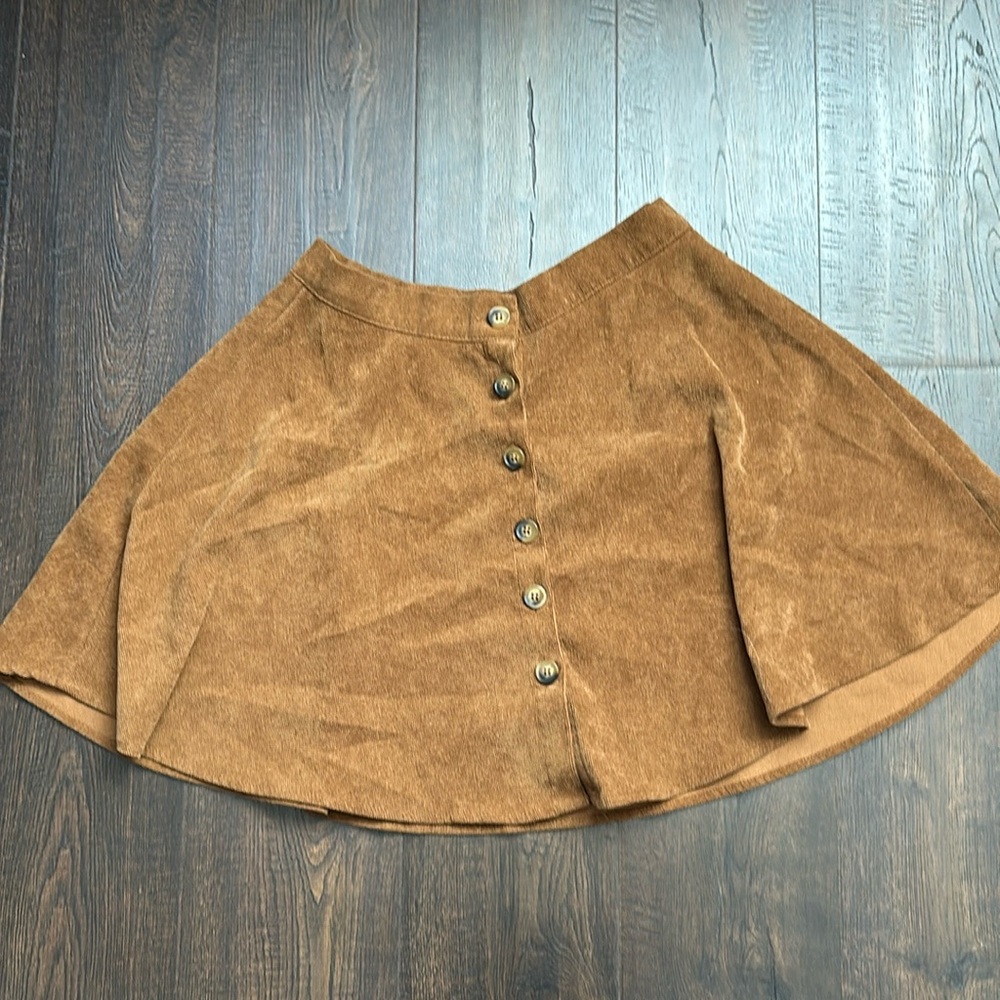 Fall Brown skirt c35